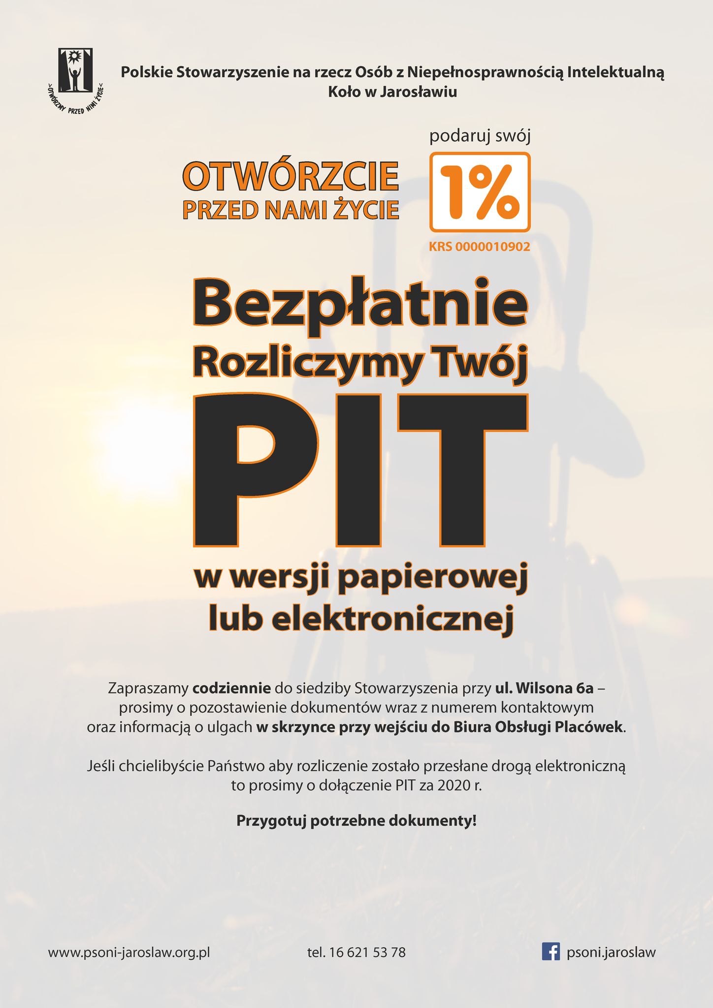 1 proc 2022 PIT Plakat