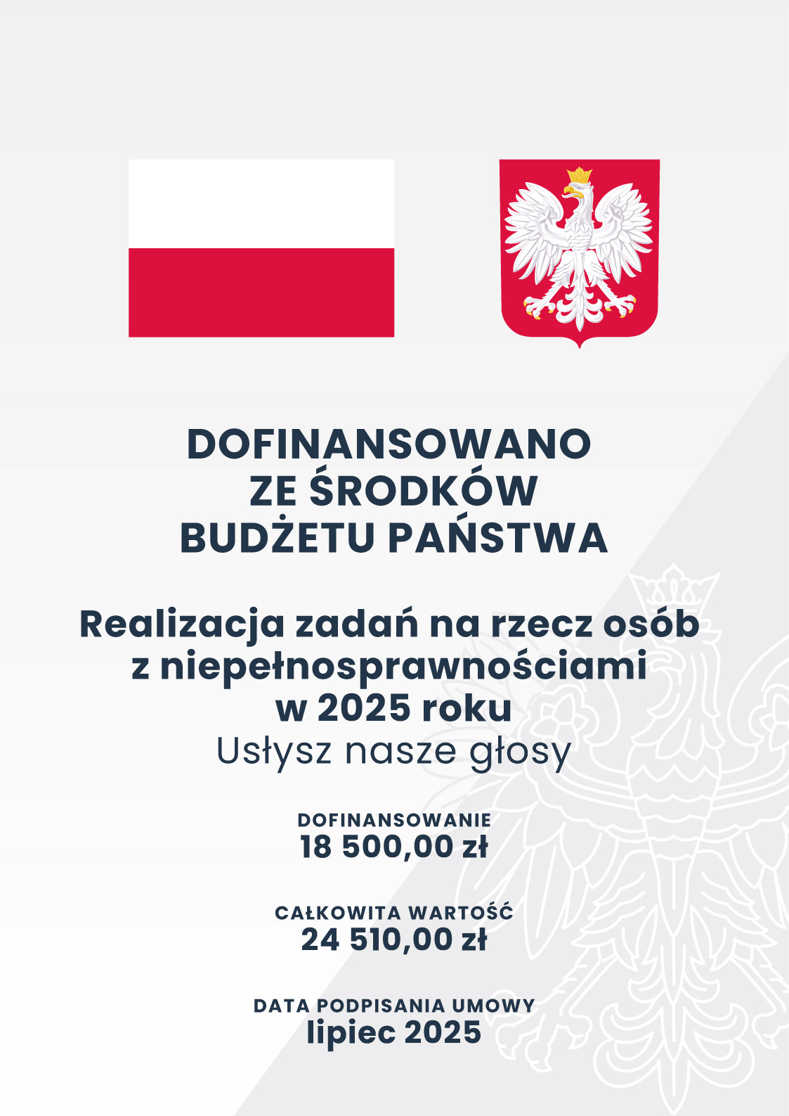 Konferencja Uslysz nasze glosy 2025 plakat budzet panstwa 420x297
